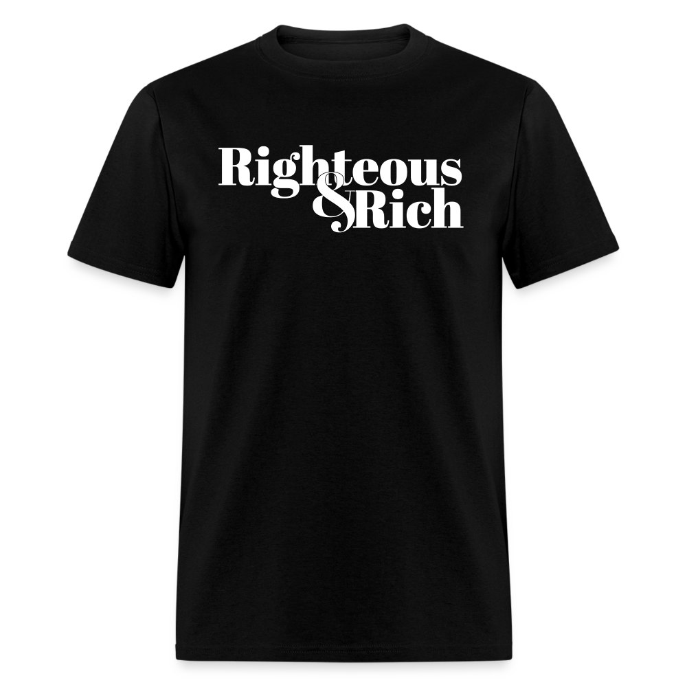 Righteous & Rich Unisex Classic T-Shirt - black