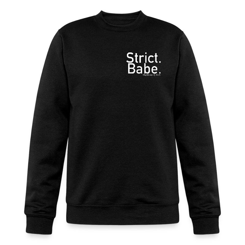 Righteous & Rich x Champion Strict Babe Unisex Powerblend Sweatshirt - black