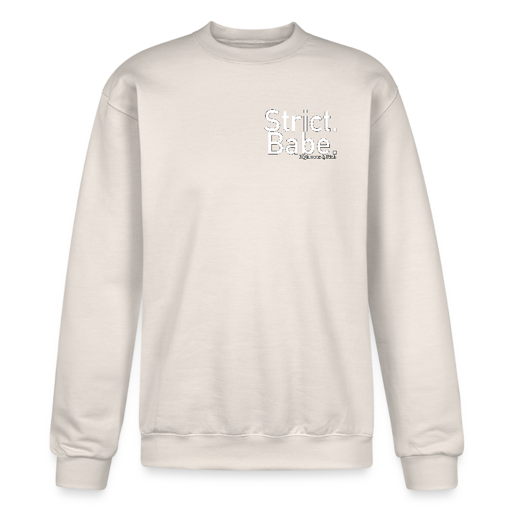 Righteous & Rich x Champion Strict Babe Unisex Powerblend Sweatshirt - Sand