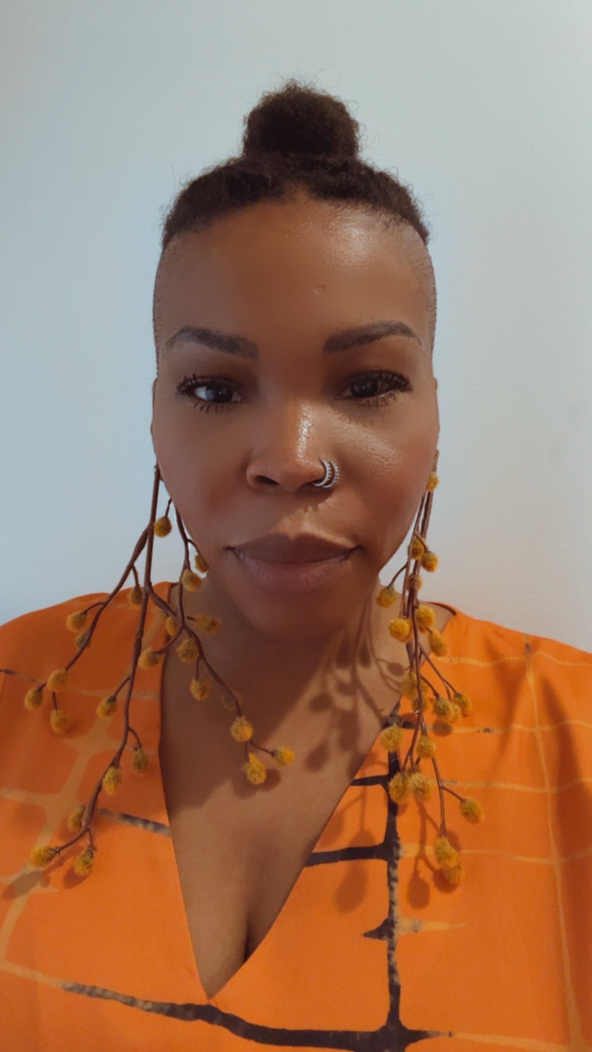 Orange Branch Out Earrings