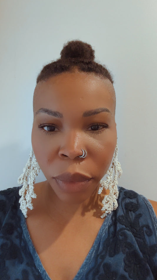 White Out To Sea Earrings