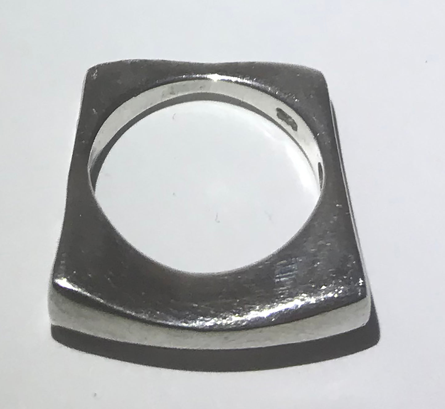 Sterling Silver Wavy Stackable Ring (Size 6)