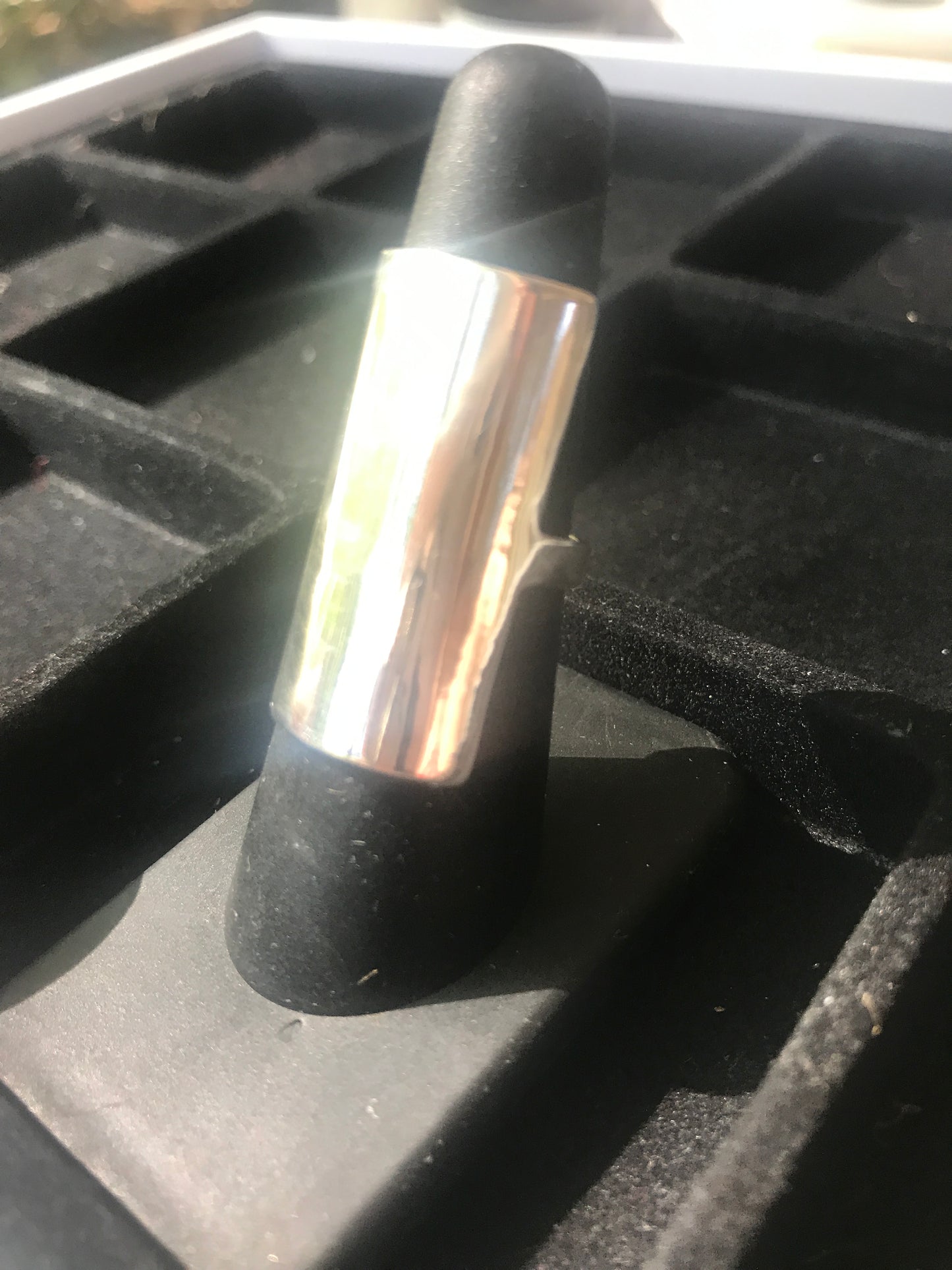 Vintage Silver Wide Band Statement Large Ring Sz. 7