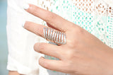 Sterling SilverAdjustable Wrap Handmade Ring