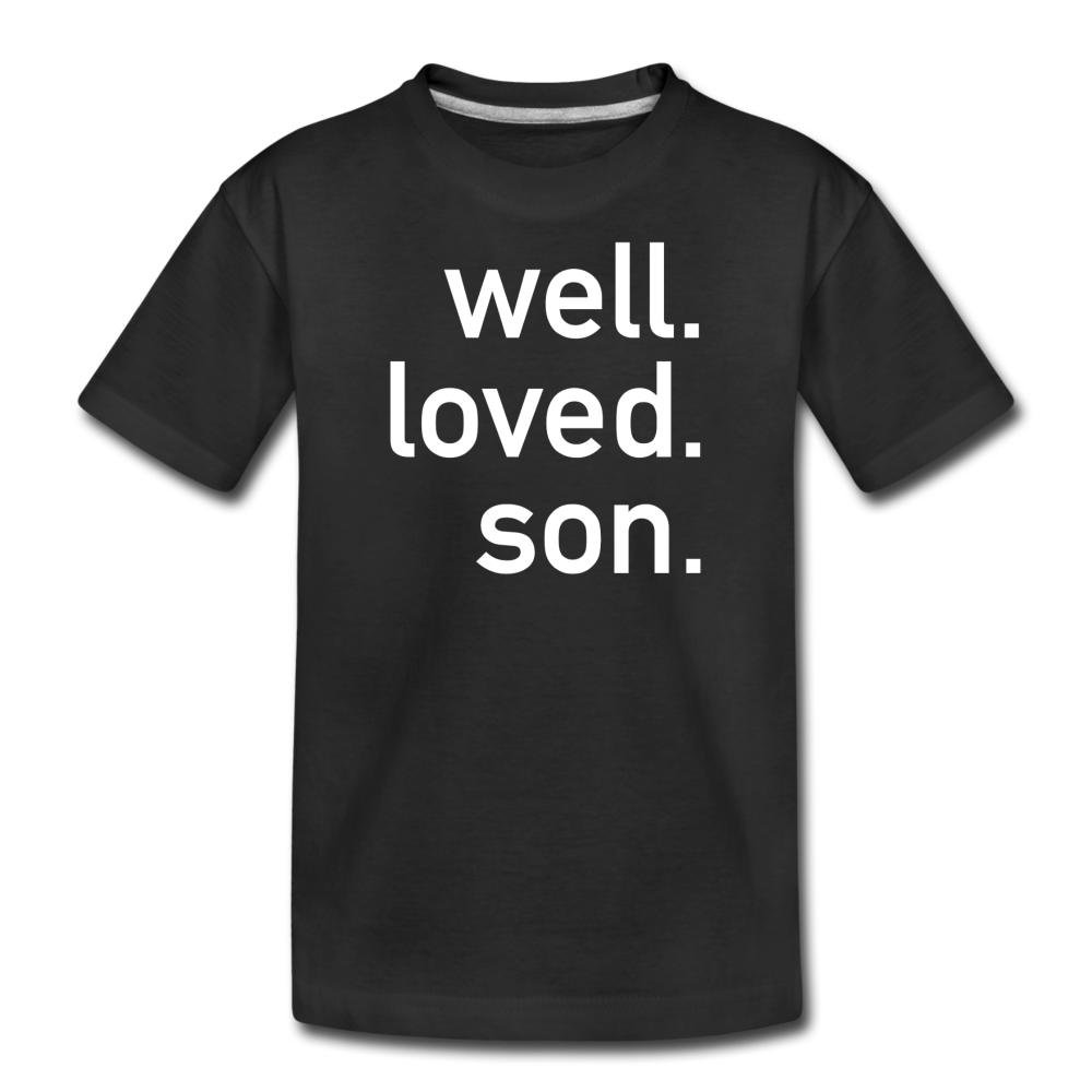 Well Loved Son Kids' Premium T-Shirt - black
