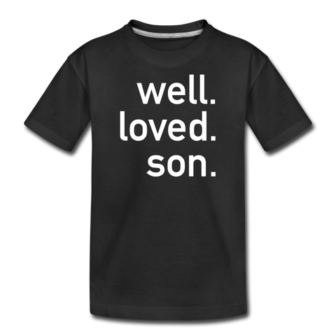 Well Loved Son Kids' Premium T-Shirt - black