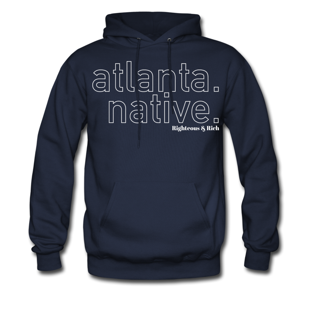 Atlanta Native Hoodie UNISEX - navy
