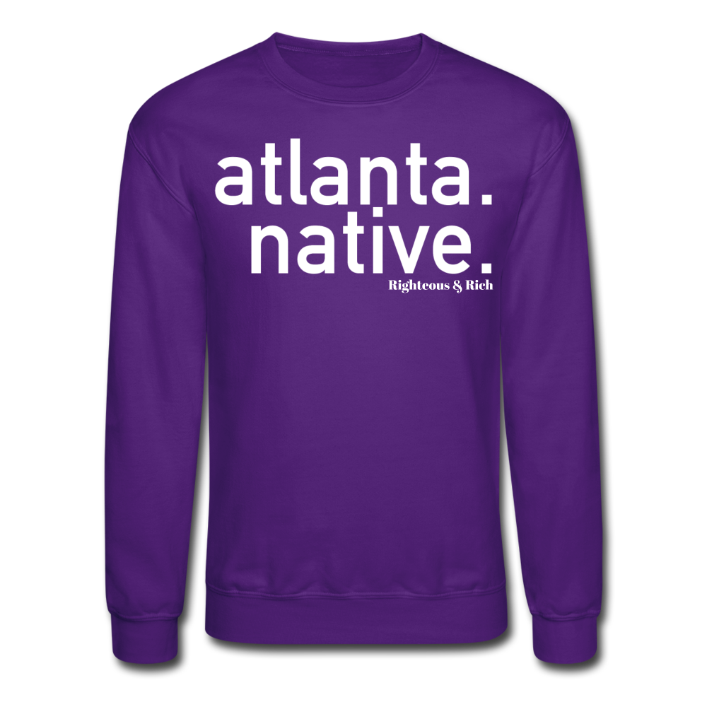 Atlanta Native Sweatshirt - purple