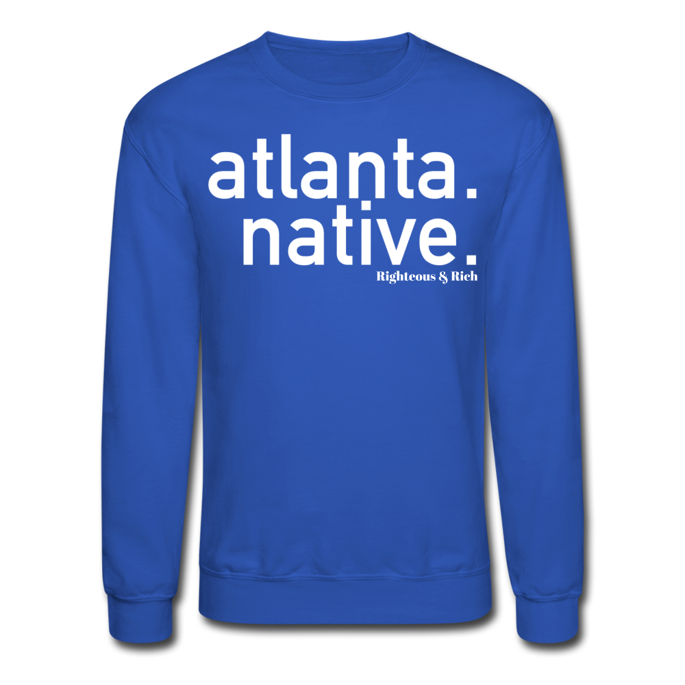 Atlanta Native Sweatshirt - royal blue