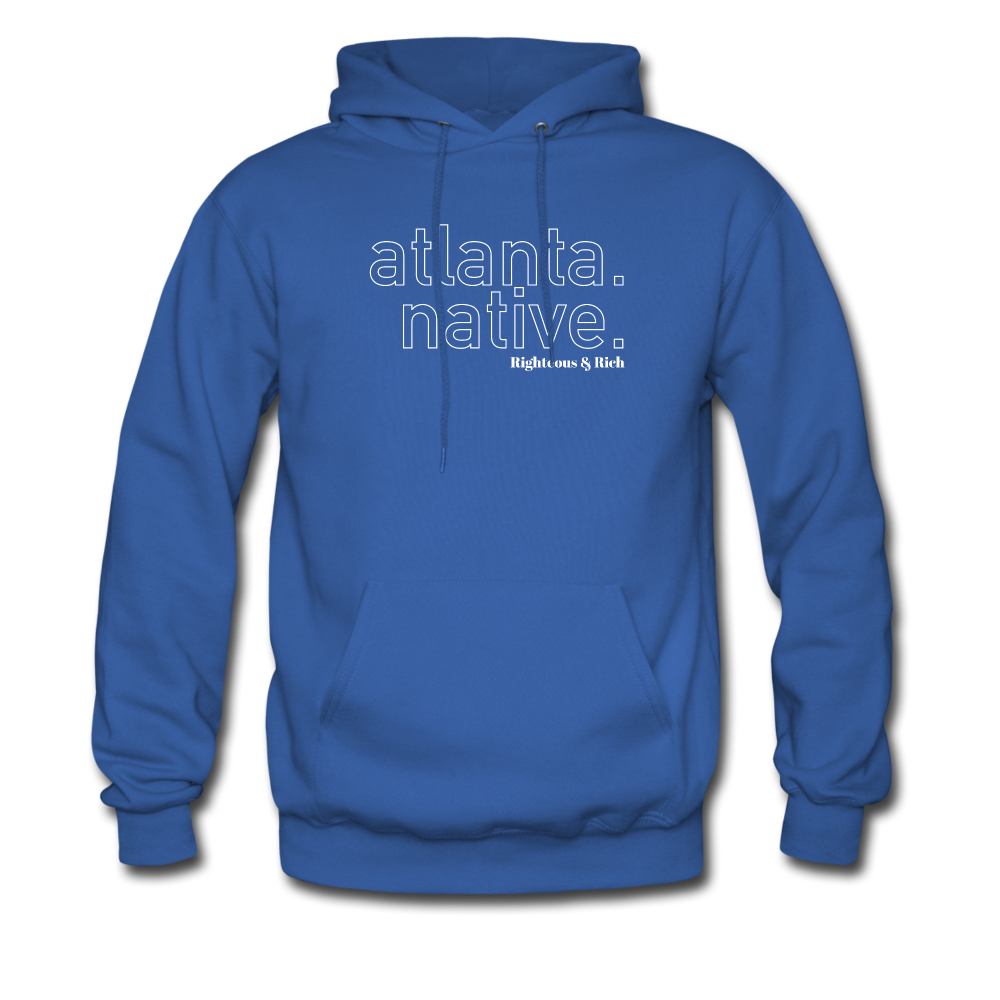 Atlanta Native Hoodie UNISEX(smaller graphic) - royal blue