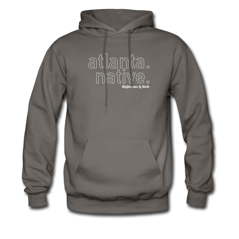 Atlanta Native Hoodie UNISEX(smaller graphic) - asphalt gray