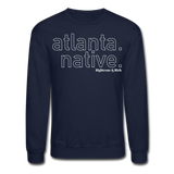 Atlanta Native Crewneck Sweatshirt UNISEX - navy