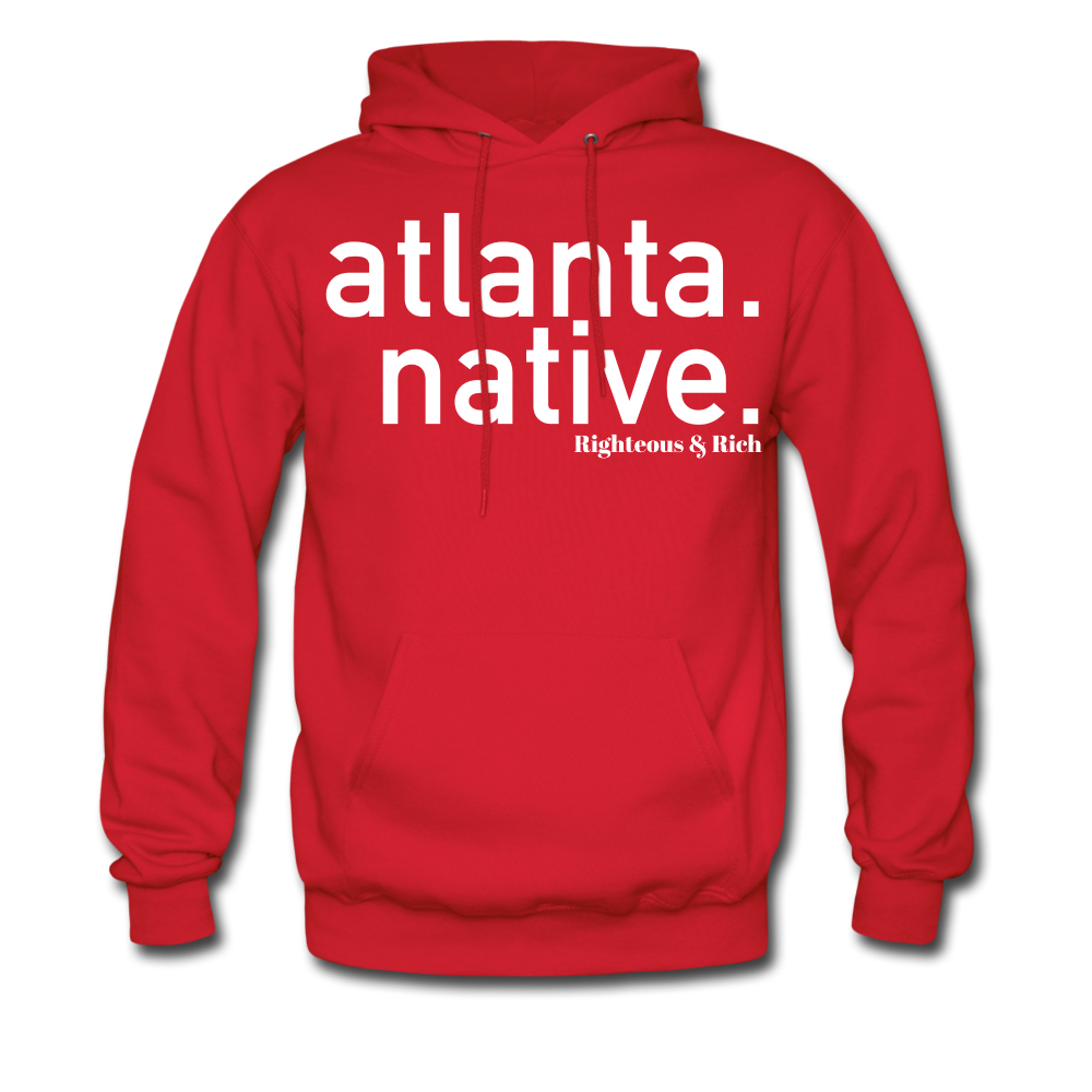 Atlanta Native Hoodie UNISEX - red