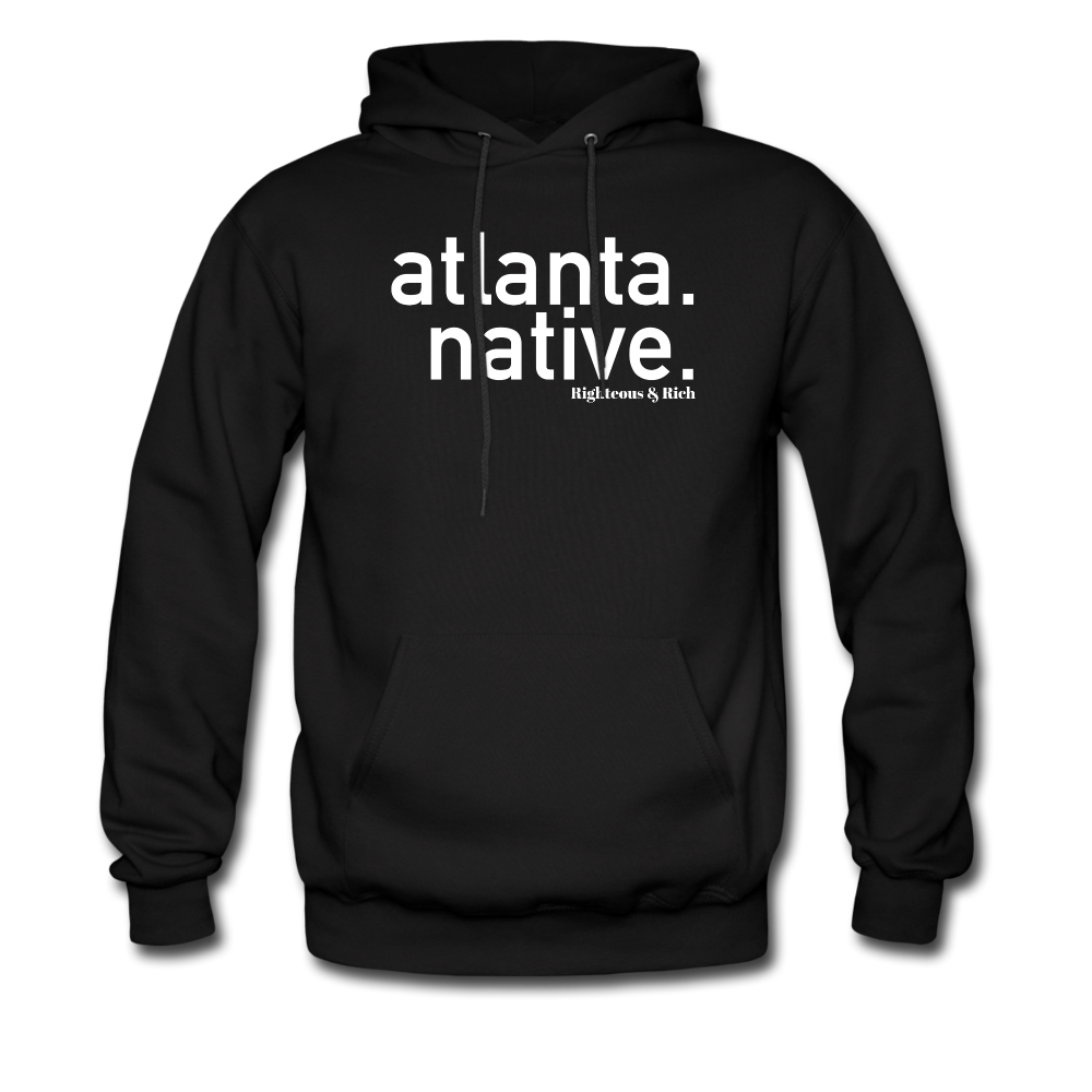 Atlanta Native Hoodie UNISEX(smaller graphic) - black