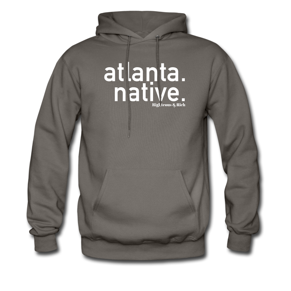 Atlanta Native Hoodie UNISEX(smaller graphic) - asphalt gray