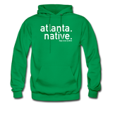 Atlanta Native Hoodie UNISEX(smaller graphic) - kelly green