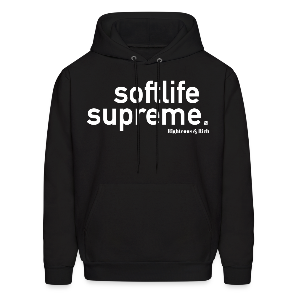 Softlife Supreme Unisex Hoodie - black