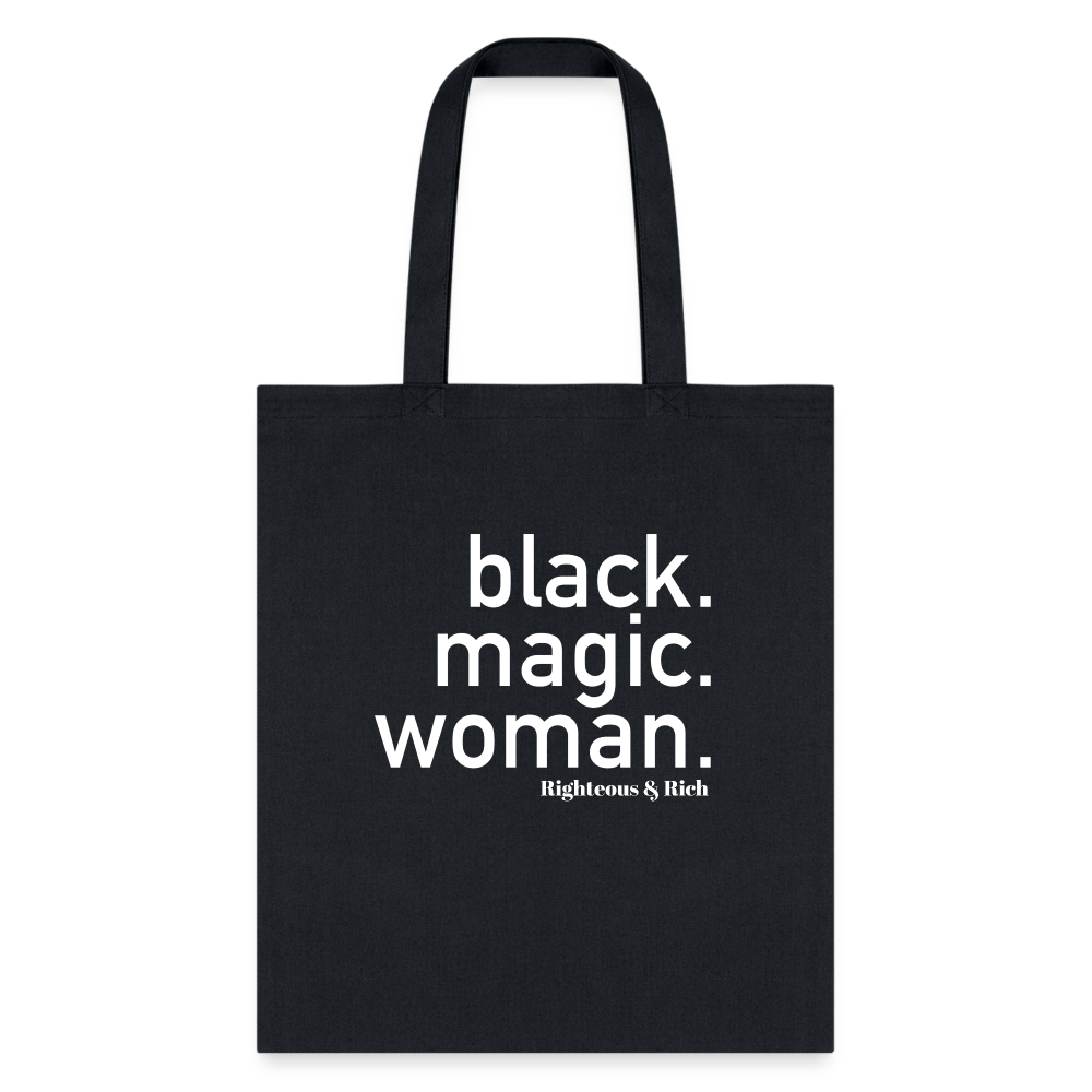 Black. Magic. Woman. Tote Bag - black