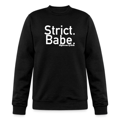 Righteous & Rich x Champion Strict Babe Unisex Powerblend Sweatshirt - black