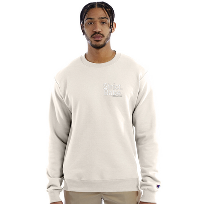 Righteous & Rich x Champion Strict Babe Unisex Powerblend Sweatshirt - Sand