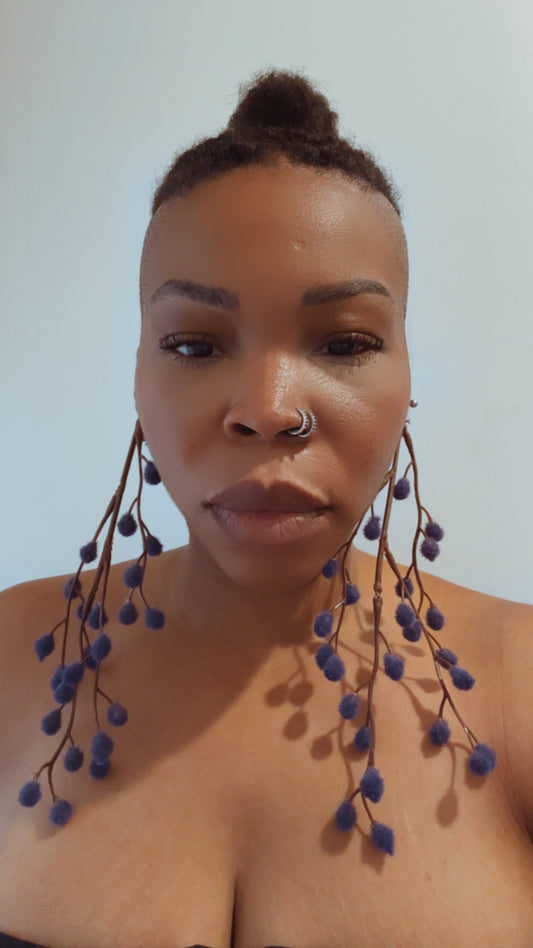 Blue Branch Out Earrings