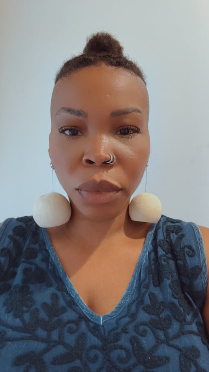 Natural Bell Earrings