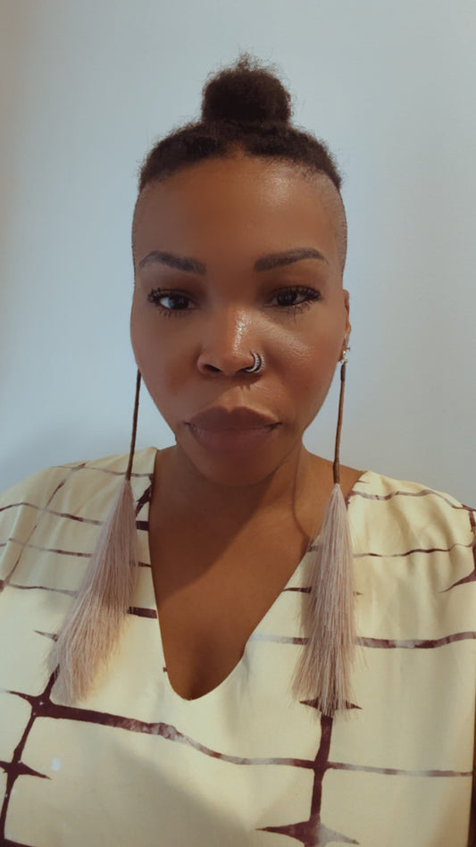 Mauve Duster Earrings
