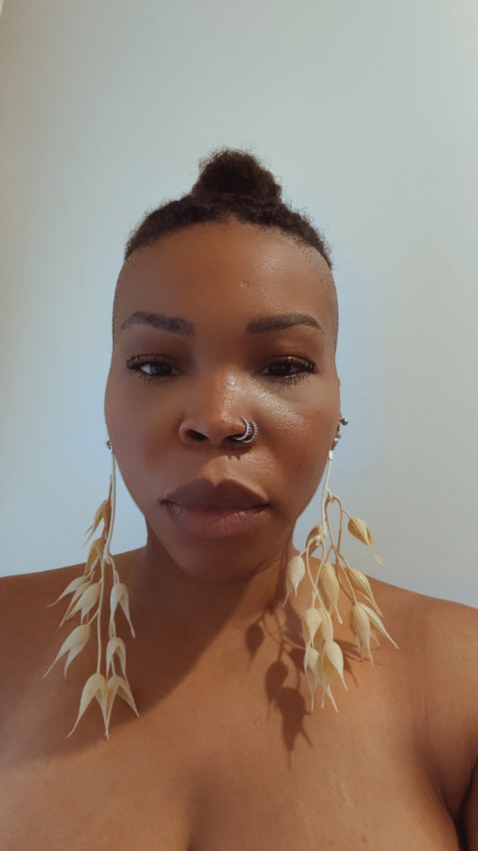 Cream of Wheat Earrings
