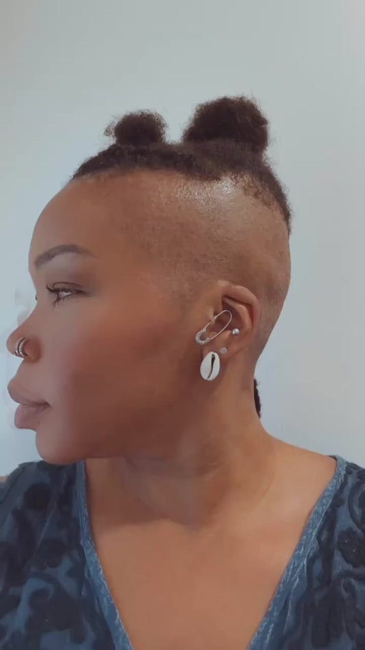 Cowrie Stud Earrings