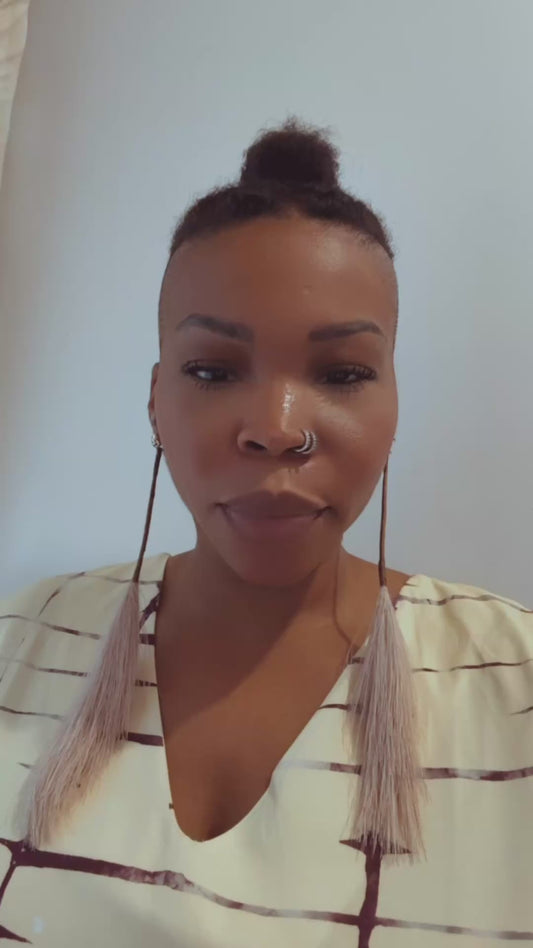 Mauve Duster Earrings