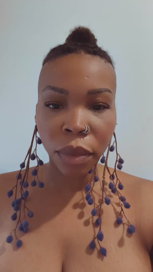 Blue Branch Out Earrings