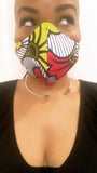 Floral Ankara Washable Face Masks