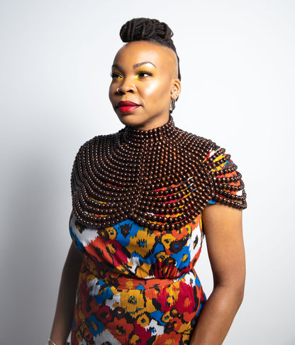 Brown Beaded Neckpiece