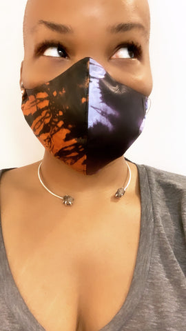 Wax Watercolor Floral Washable Face Masks