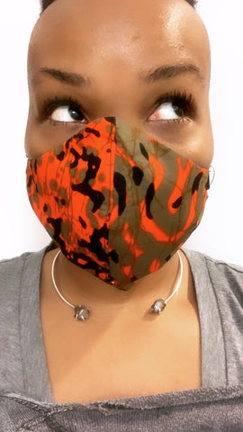 Tribal Camo Washable Face Masks