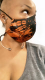 Wax Watercolor Floral Washable Face Masks