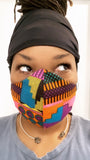 Candy Kente Washable Face Masks
