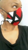 Deco Red/Yellow Washable Face Masks