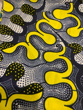 Shock Navy/Yellow Washable Face Masks