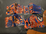 Bometsi Navy/Red/Cream Washable Face Masks