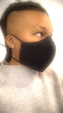 Black Washable Face Masks
