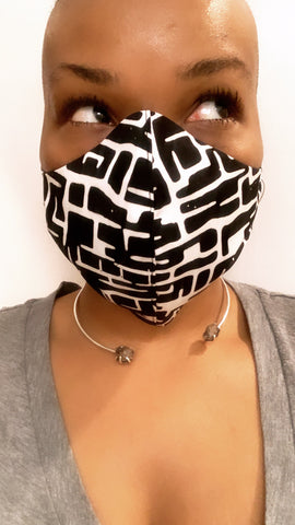 Build Black/White Washable Face Masks