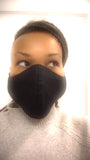 Black Washable Face Masks