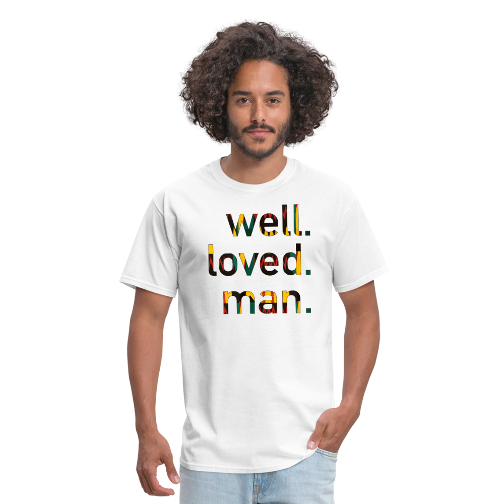 Ghanaian Kente Men's T-Shirt - white