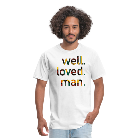 Ghanaian Kente Men's T-Shirt - white