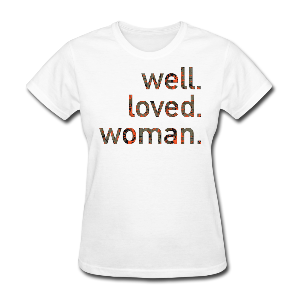 Tribal Camo Women's T-Shirt - white
