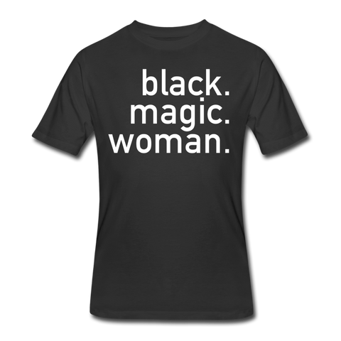 Black Magic Woman UNISEX Poly/Cotton T-Shirt - black