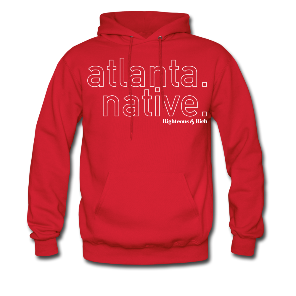 Atlanta Native Hoodie UNISEX - red