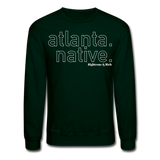 Atlanta Native Crewneck Sweatshirt UNISEX - forest green