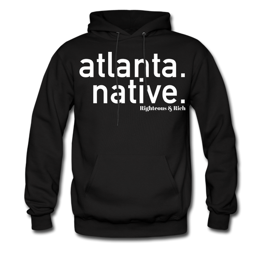 Atlanta Native Hoodie UNISEX - black